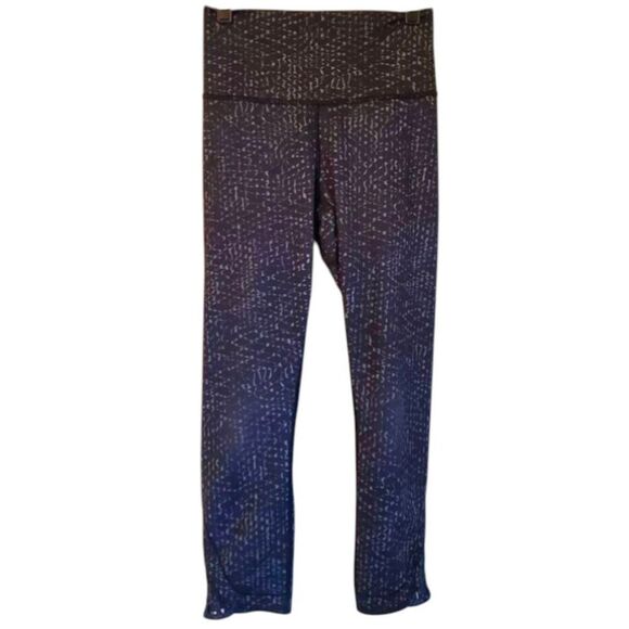 LULULEMON ATHLETICA True Self Crop II (Hi-Rise) 'Full On Luon 21' Size 4 - Picture 6 of 8